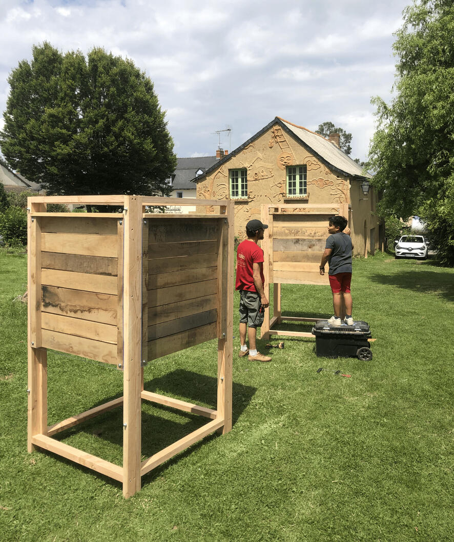 Panneaux d&#39;exposition de Saint-Sulpice