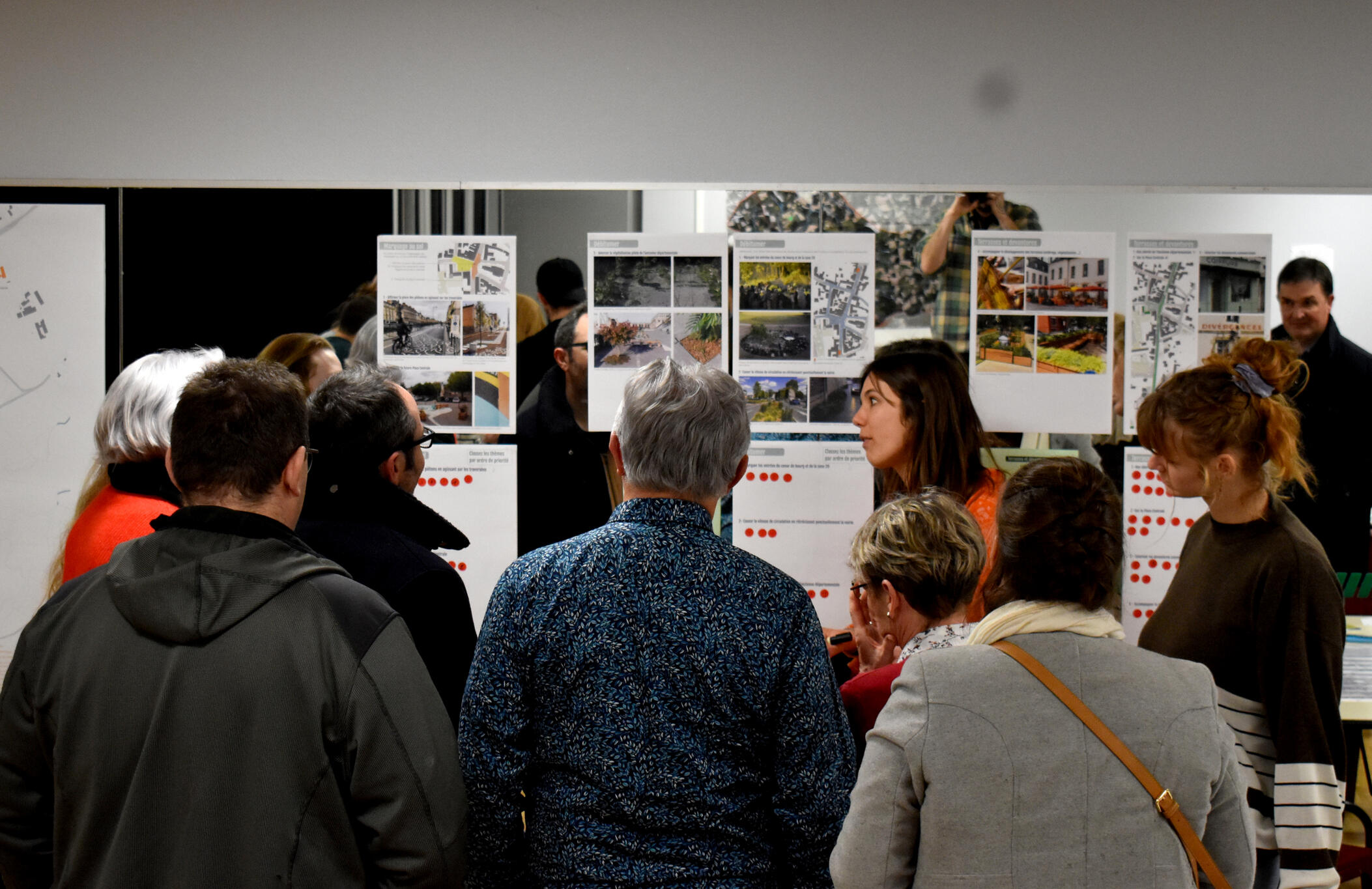 Atelier de concertation à propos des cheminements piétons sur la commune.